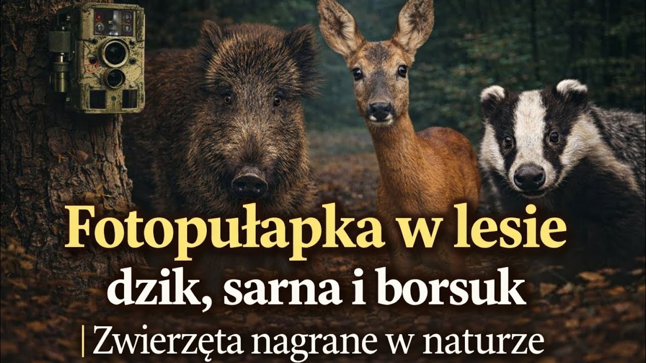 Ustawiłem fotopułapkę w lesie… Zobacz kto przyszedł!