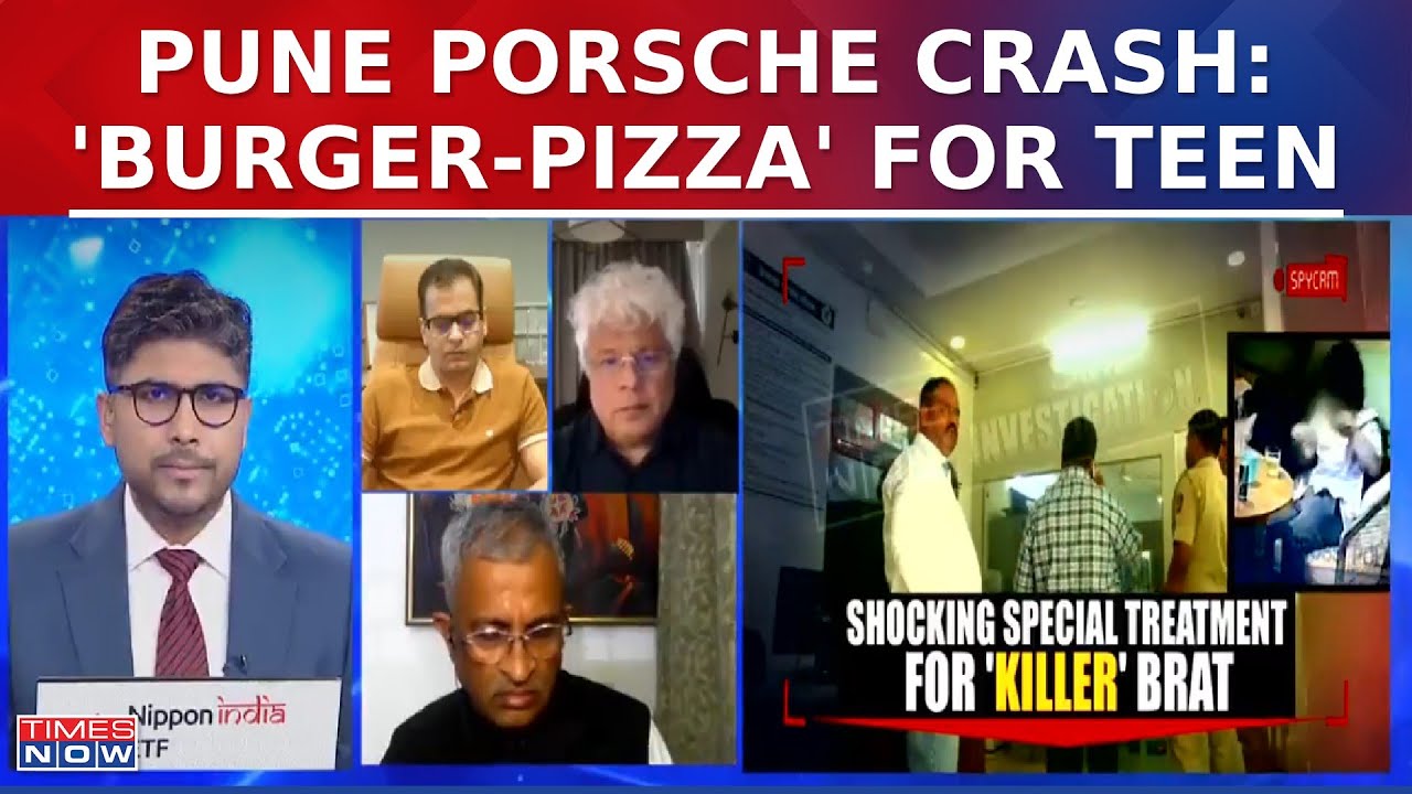 Pune Porsche Crash: Cops Provide 'Burger-Pizza' For Teen In Police Station |Election Premiere League