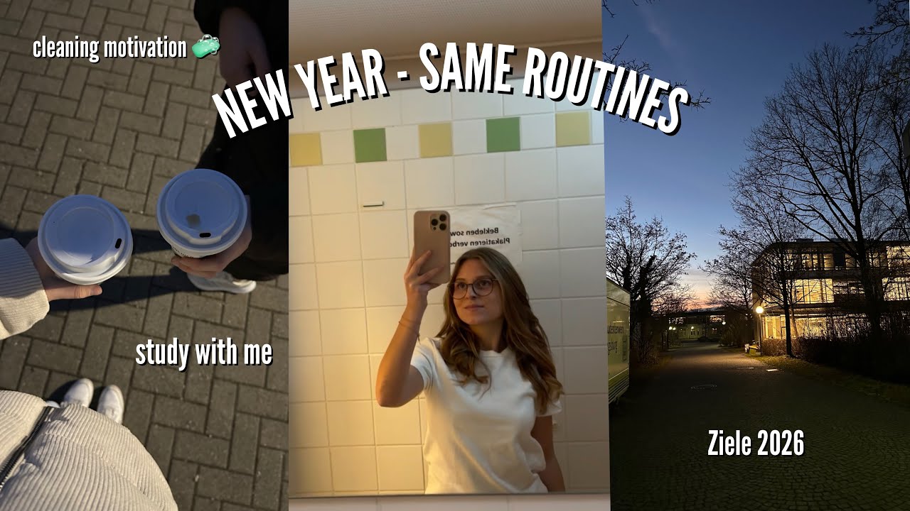 NEW YEAR, NEW GOALS: Vorsätze für 2026, bib Session, clean with me // Jojoslife 