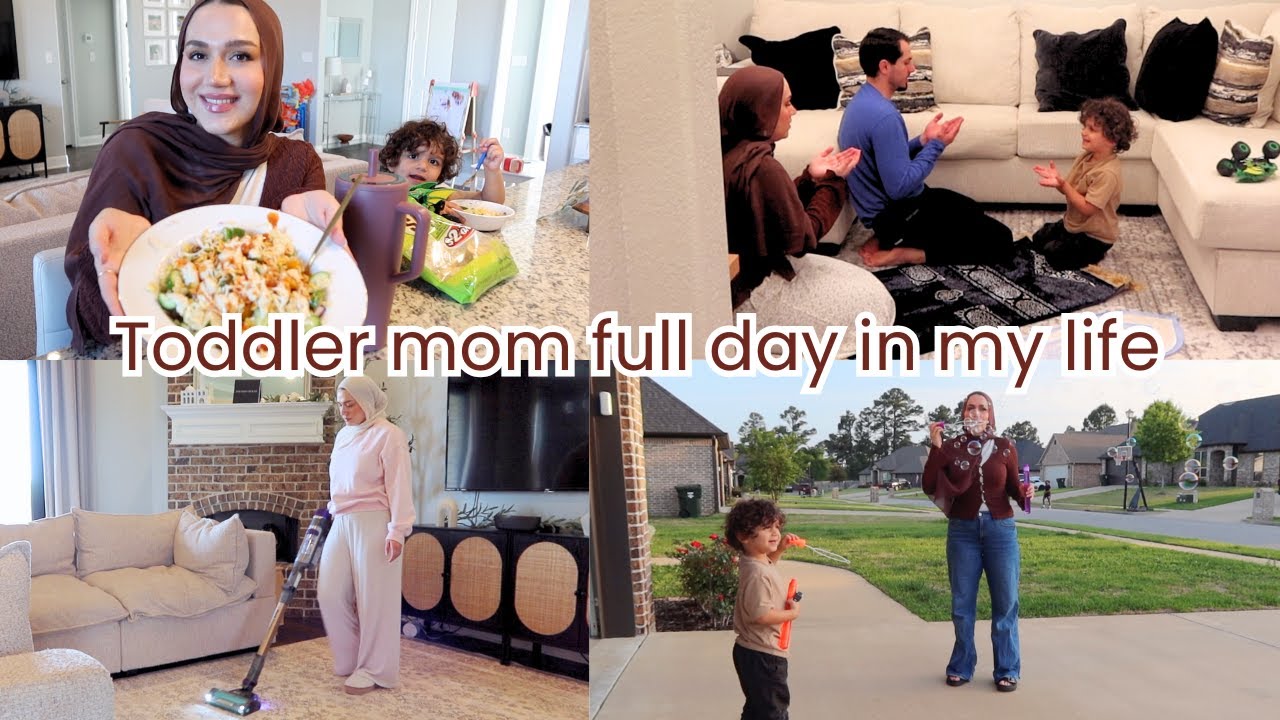 PRODUCTIVE DAY IN MY LIFE | Toddler Mom, Getting Back Into Routine, Home Reset + Easy Dinner Idea