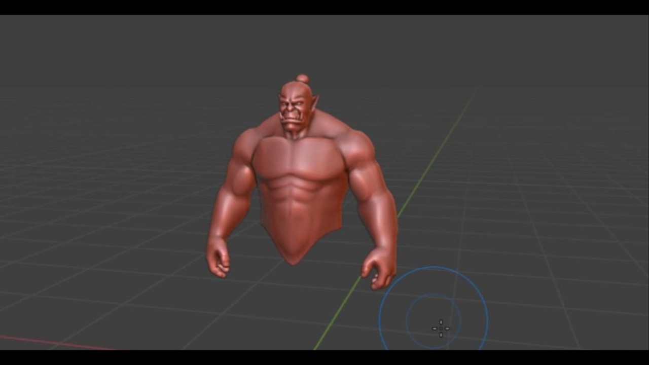 Blender Orc Modeling Timelapse | Part 2: Body & Arms