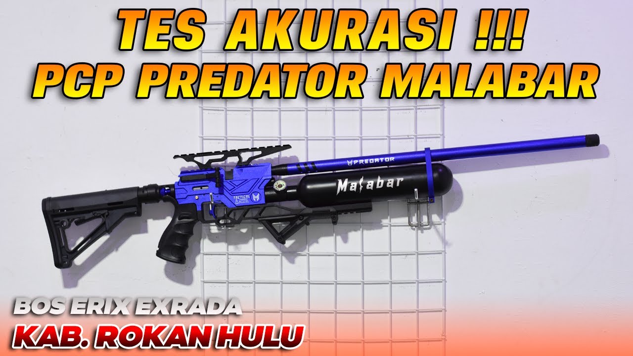 TES AKURASI SENAPAN ANGIN PREDATOR MALABAR BOS ERIX EXRADA KAB ROKAN HULU