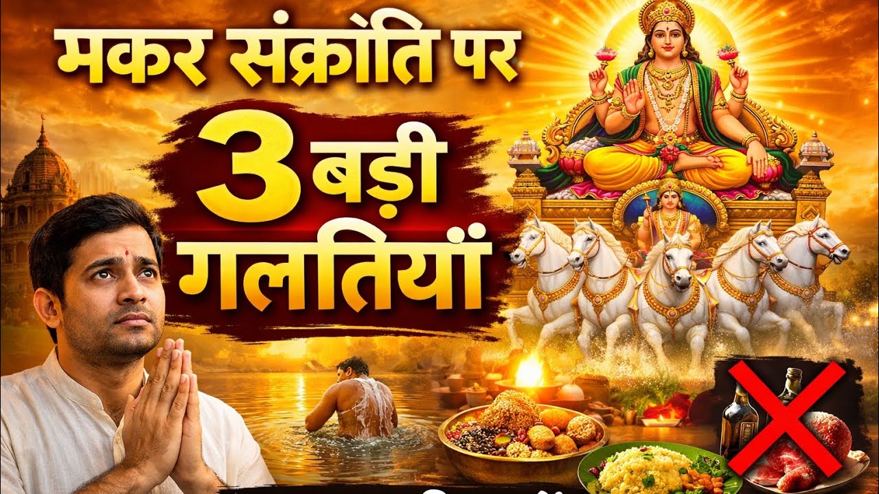 मकर संक्रांति पर नहीं करनी चाहिए ये 3 बड़ी गलतियाँ।Makar Sankranti Puja Rules 2026। #makarsankranti 
