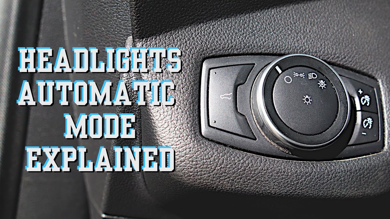 How automatic headlights work in Ford Escape, Fusion, F-150 2012-2019?