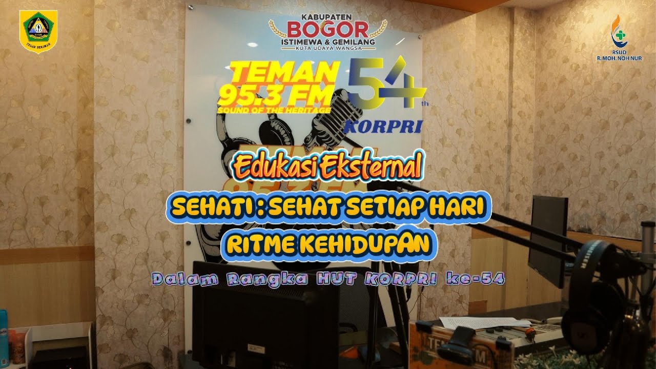 EDUKASI EKSTERNAL RITME KEHIDUPAN BERSAMA RADIO TEMAN FM &ndash;Dalam rangka HUT KORPRI ke-54