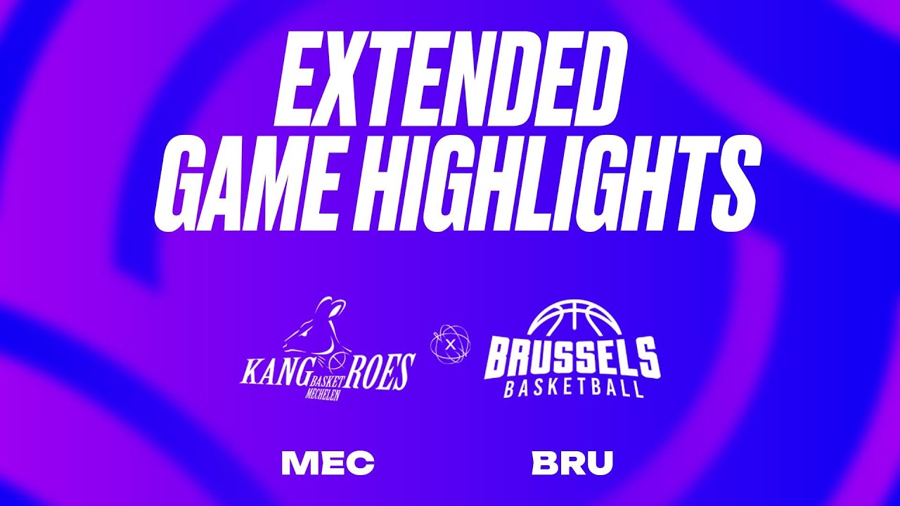 Kangoeroes Basket Mechelen vs. Brussels Basketball Extended Game Highlights