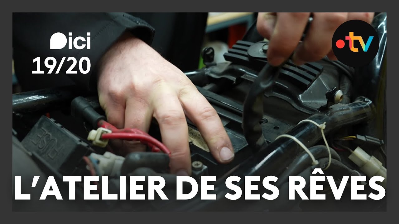 Moto Fusion 72 : Nicolas ouvre son atelier de r&eacute;paration, un r&ecirc;ve d'ado
