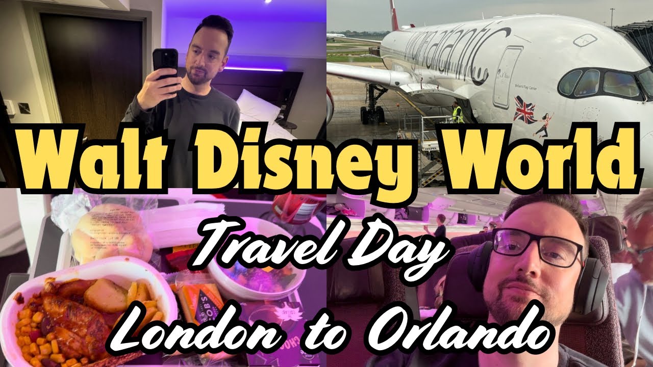 Walt Disney World 2024 Travel Vlog! | London to Orlando | Virgin Atlantic + AllStar Sports!