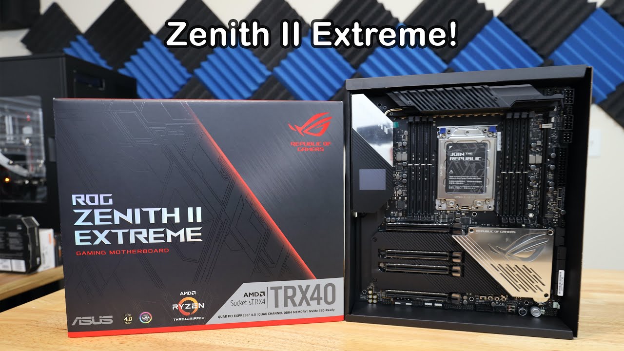 Первый взгляд и обзор характеристик ASUS ROG Zenith II Extreme