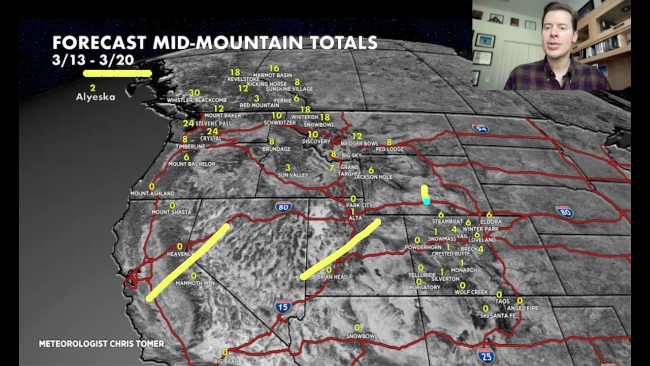 Mountain Weather Update 3/13, Meteorologist Chris Tomer