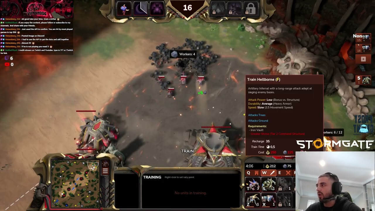 Stormgate infernal Build order