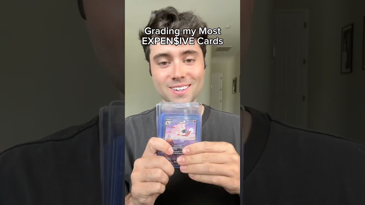 Grading my most expensive cards with AI! #pokemoncards