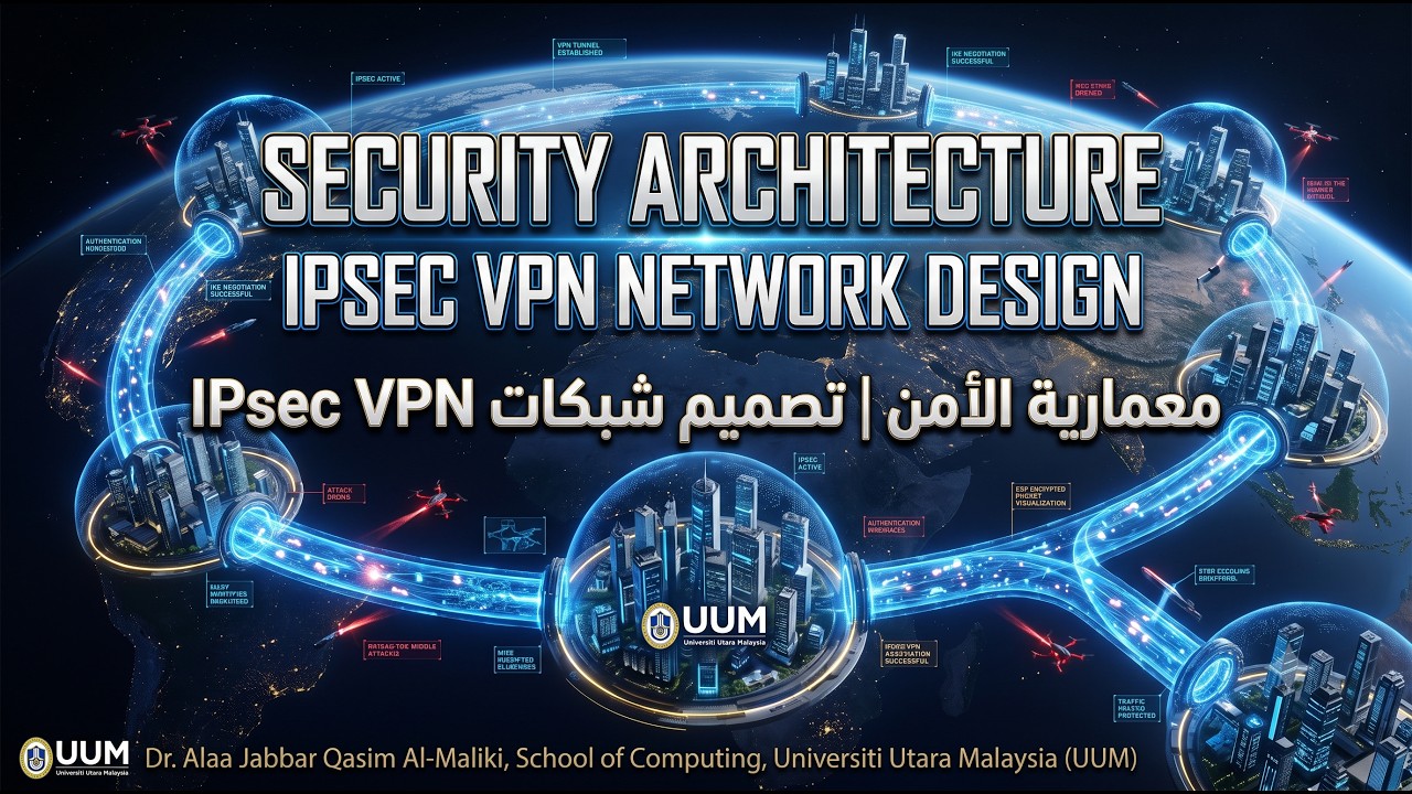 معمارية الامنية - تصميم شبكات IPsec VPN