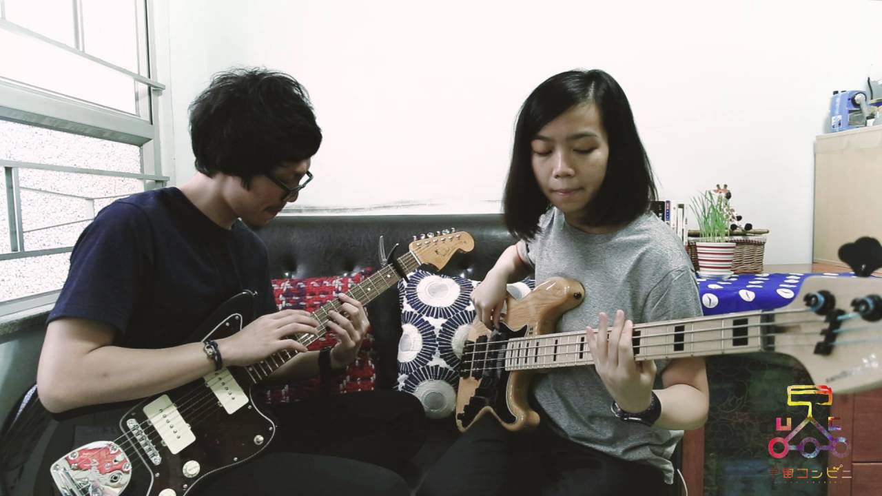 宇宙コンビニ (Uchu Conbini) - 8films guitar & bass cover by moore & wing