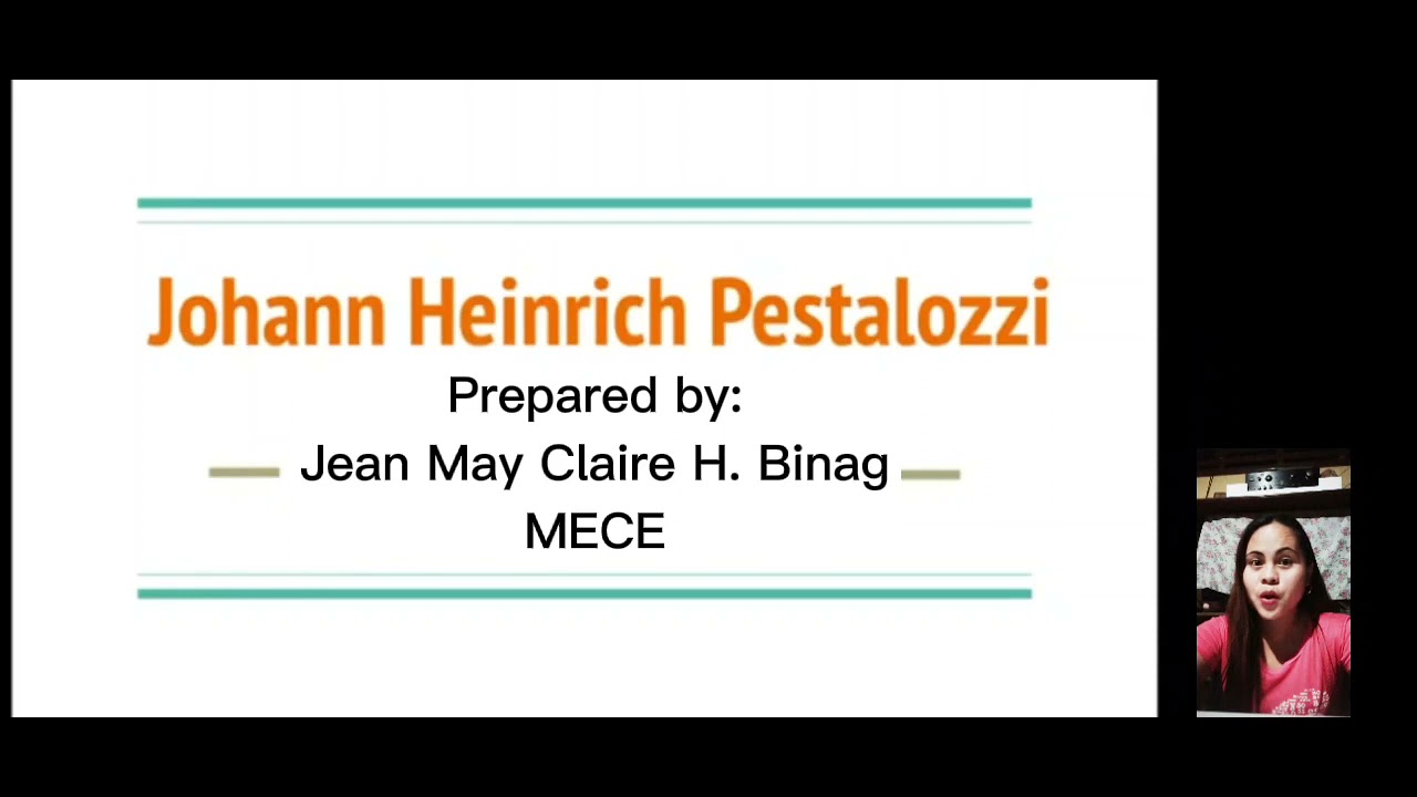 The life of Johann Heinrich Pestalozzi