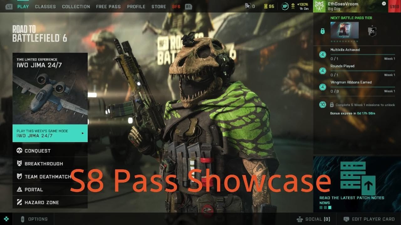 Battlefield 2042 Final Season (S8) Battle Pass Showcase!