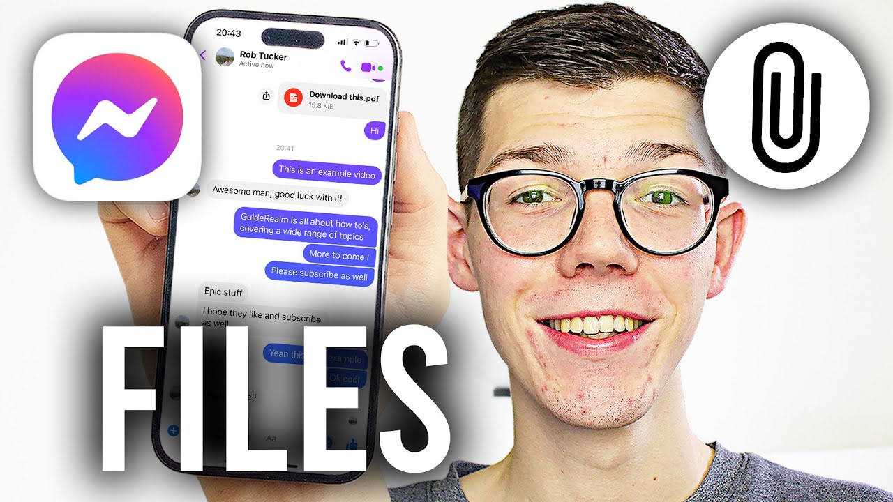 How To Send File On Facebook Messenger App - Full Guide