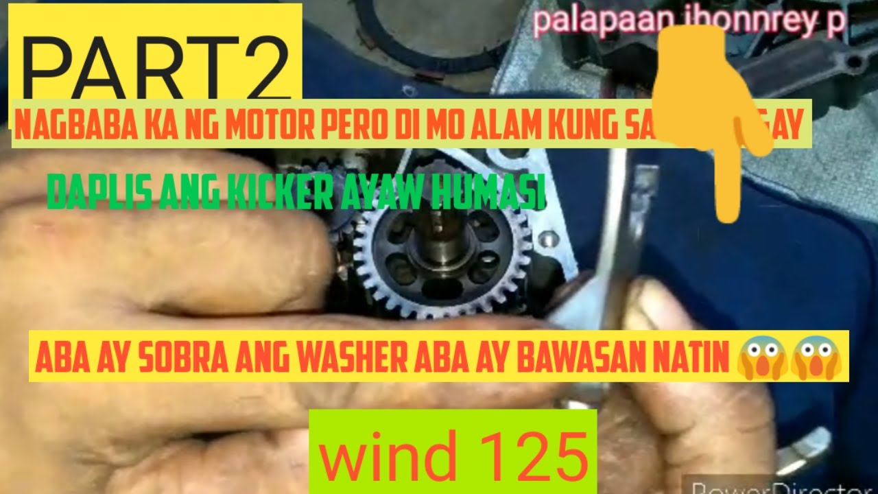 KAWASAKI WIND OVERHAULING PART 2 ITAMA ANG MGA WASHER AT TANGALIN ANG SOBRA 😰😰