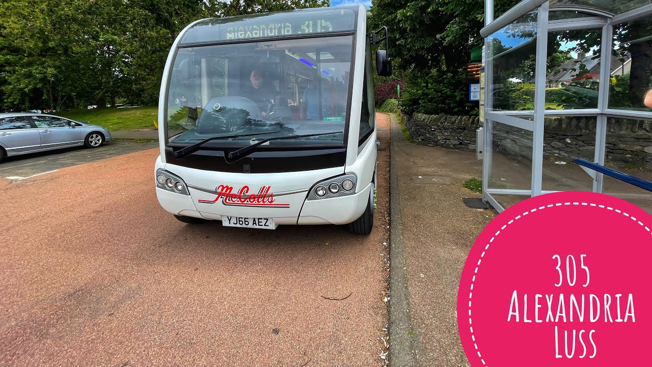 Mccolls 305 (Alexandria to Luss) Route Timelapse