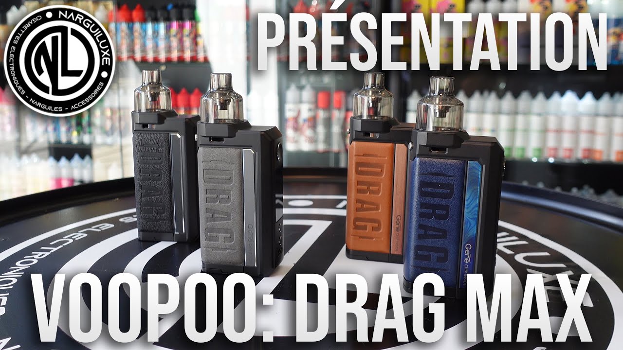 Test :  Voopoo: Drag Max- Narguiluxe