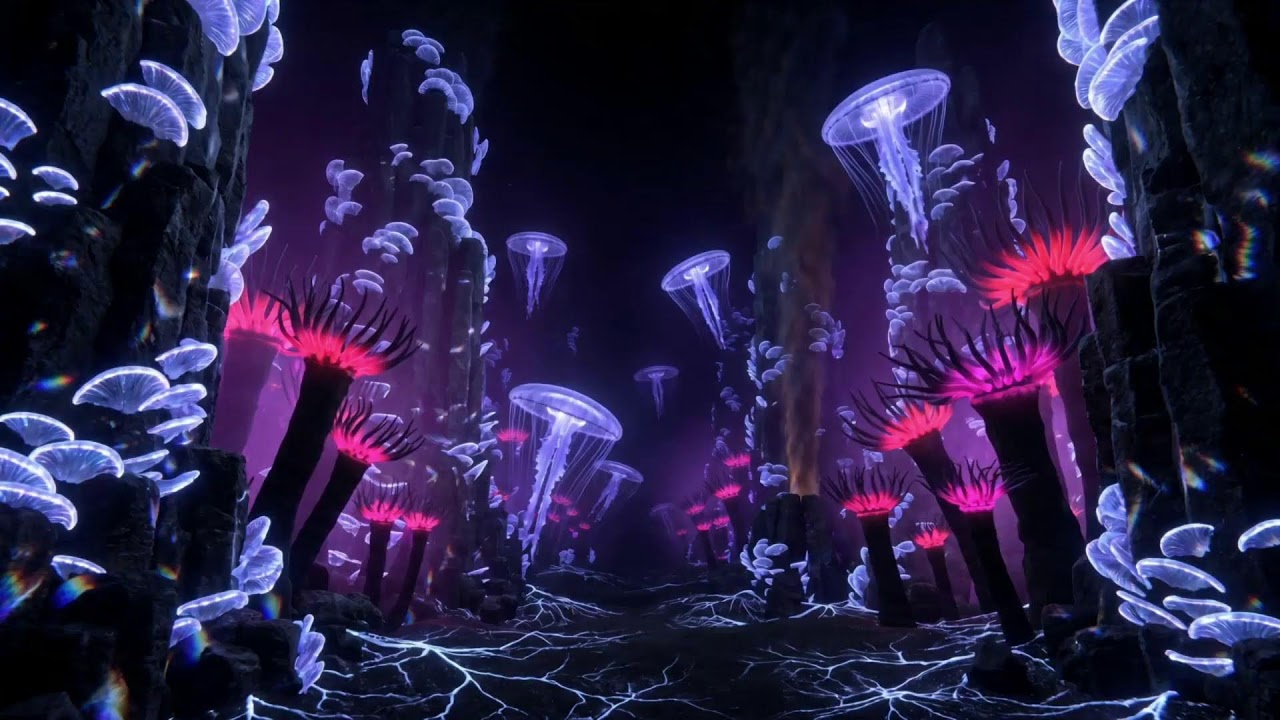 LIVE 24/7 Drum & Bass to RELAX to 🍄 Bioluminescent Forest 🎧 Deep Liquid DnB Continuous Mix 🎶
