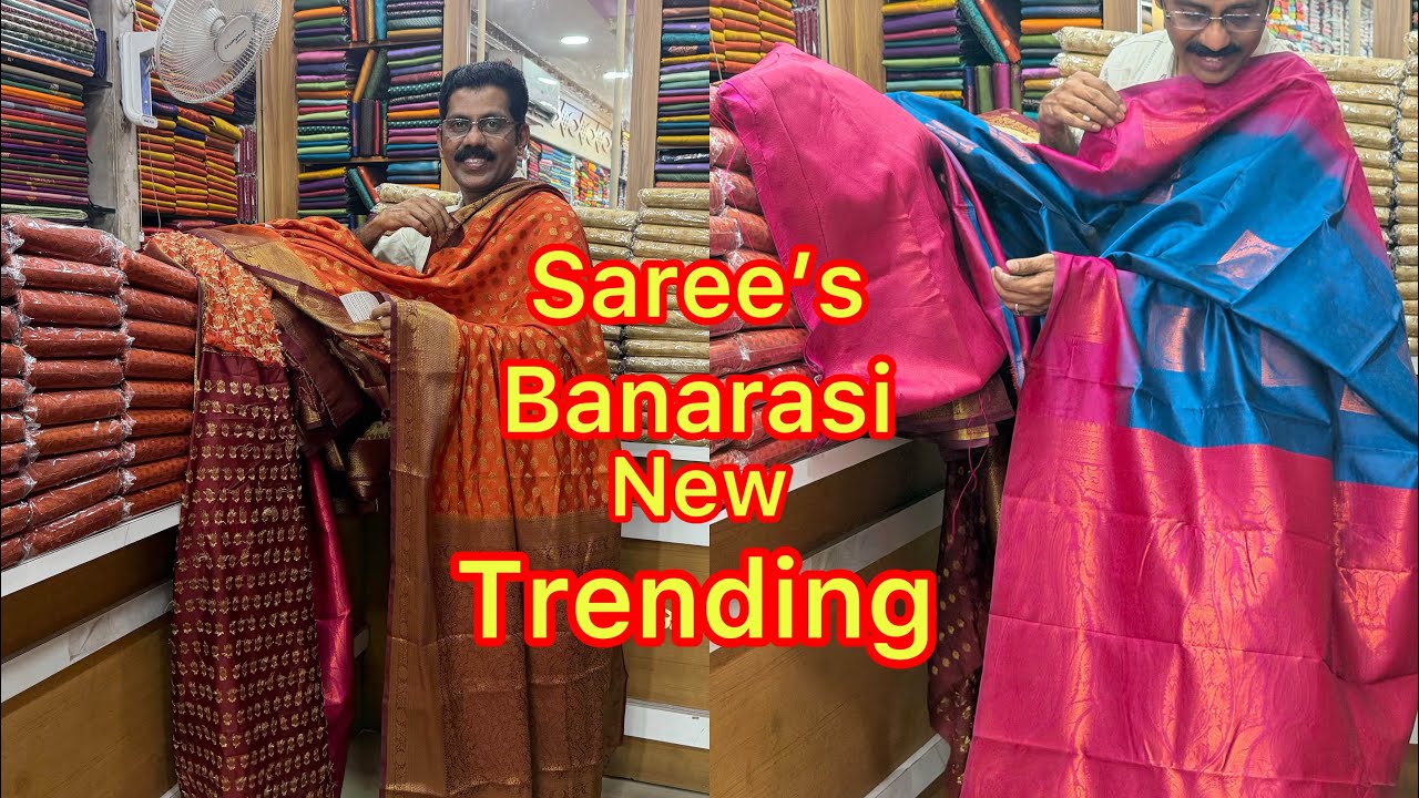 Saree’s #banarasisaree #hitcollection #silksaree #patturumalkayamkulam @KabitasKitchen 