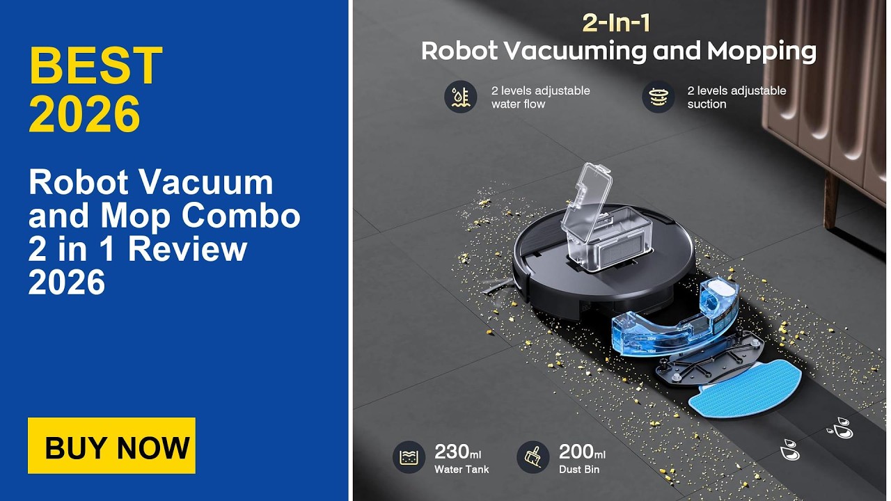 Robot Vacuum and Mop Combo 2 in 1 Review 2026