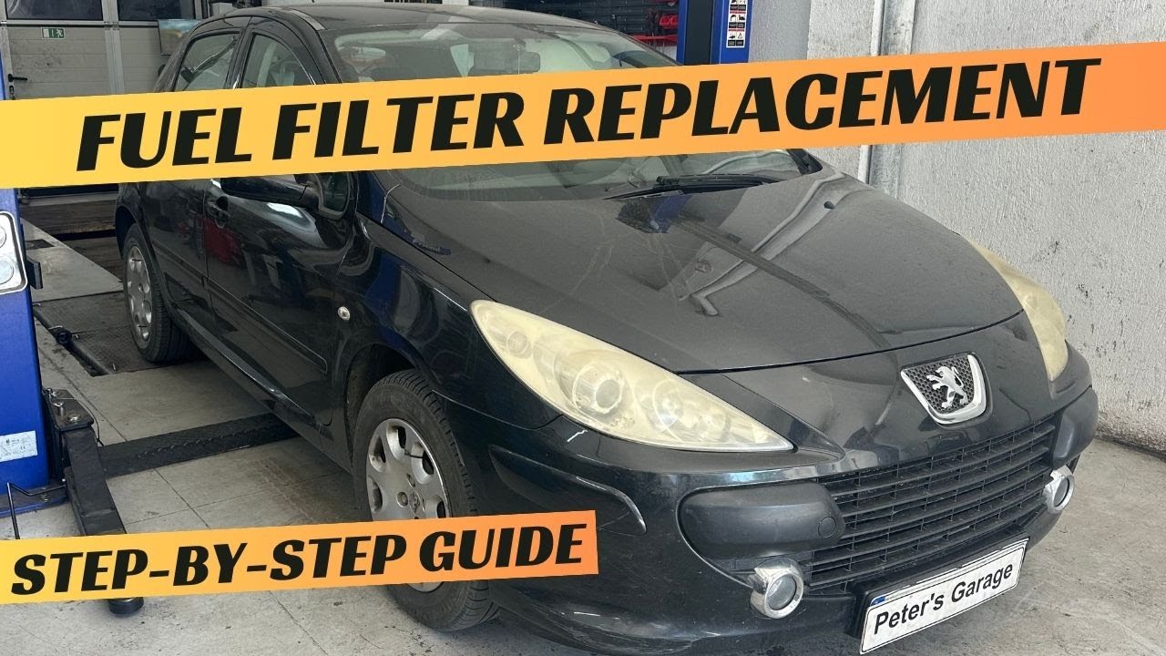 Замена топливного фильтра Peugeot 307 1.6 HDI