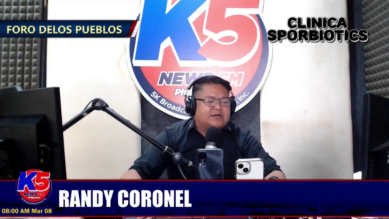 K5 News FM Bayawan Digital News Live Stream | Foro Delos Pueblos hosted by K5 Randy Coronel