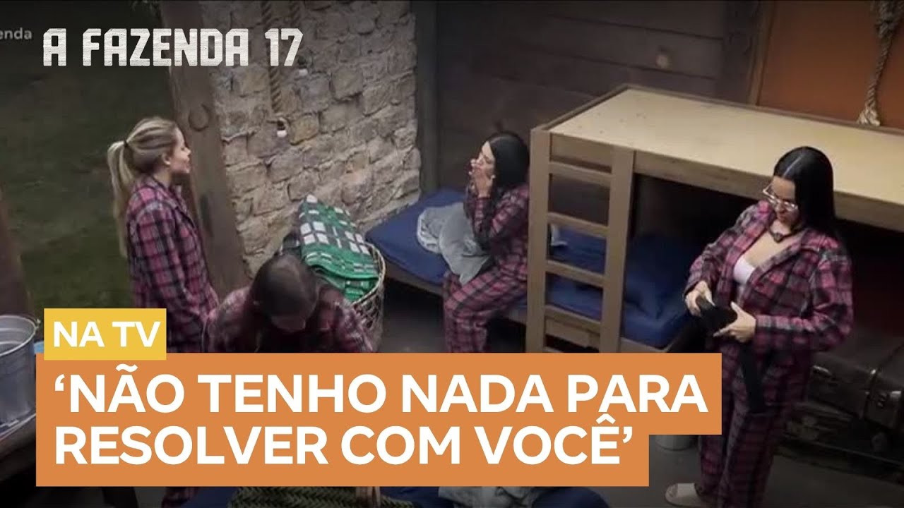 'Você é covarde', dispara Saory para Rayane | A Fazenda 17