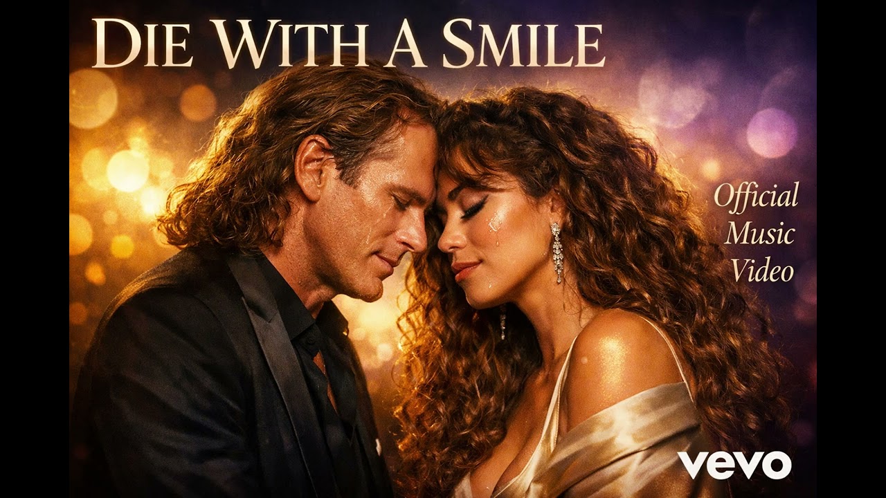 Die With a Smile - Michael Bolton & Mariah Carey | Official Music Video (VEVO)