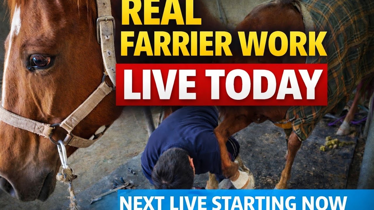 LIVE Farrier | Real Hoof Trimming Documentary