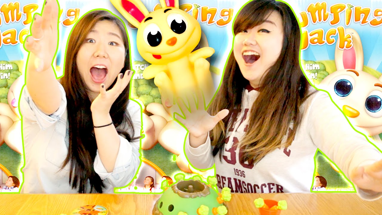 Jumping Jack Rabbit Roulette Challenge! - Silly Funny Board Game