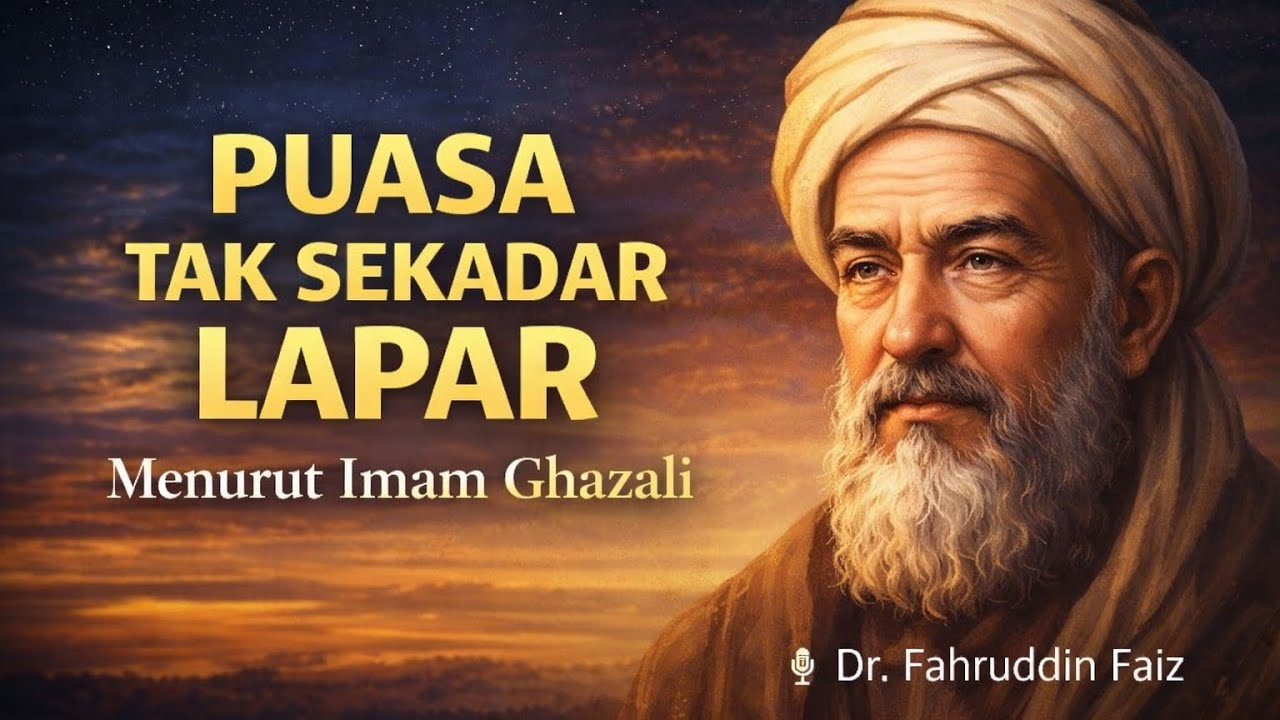 Rahasia Puasa Menurut Imam Ghazali | Penjelasan Dr. Fahrudin Faiz