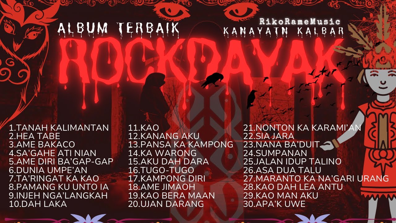 LAGU-LAGU TERBAIK ROCK METAL DAYAK KANAYATN KALBAR | Riko Rame