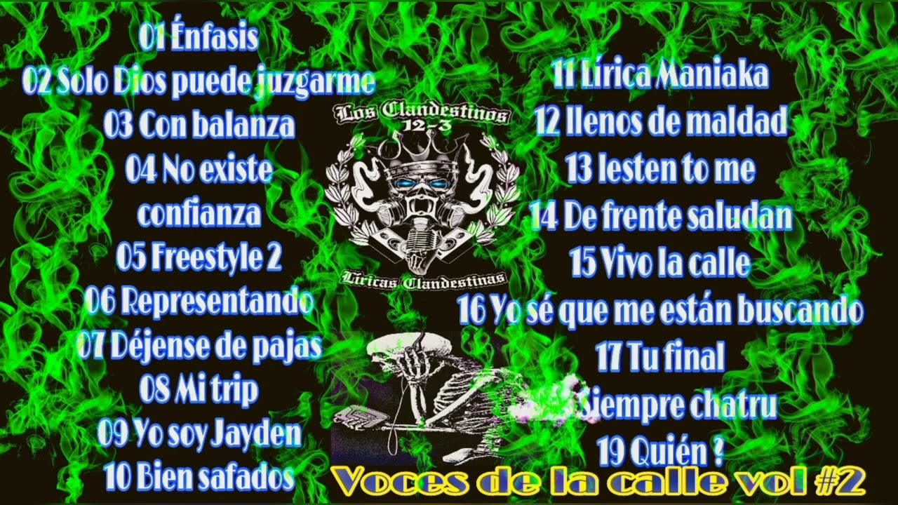 Album Voces de la calle Vol.2 🔥 (Preview)🤯💣 los clandestinos 🔥El Travieso 🔥
