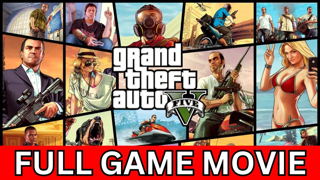 GTA 5 | ALL CUTSCENES | GAME MOVIE