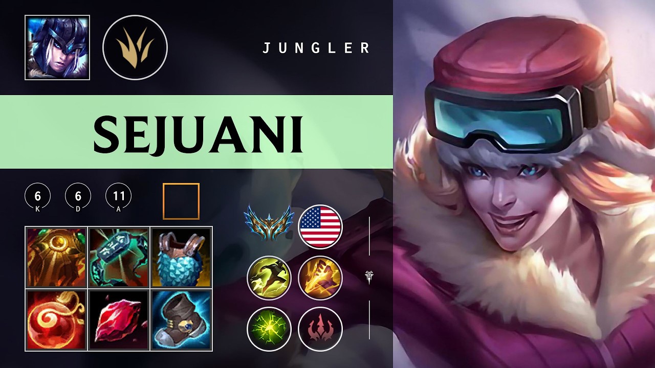 Sejuani Jungle vs Zed - NA Challenger Patch 26.02