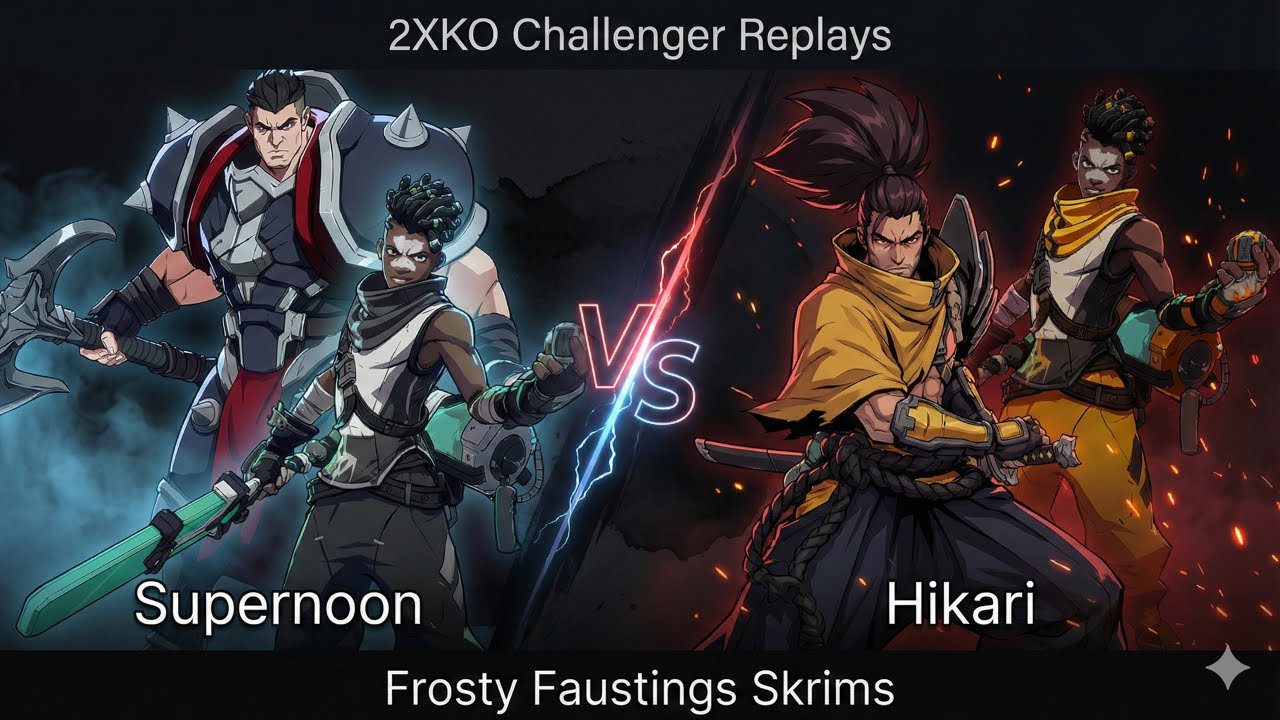 Frosty Faustings Skrims - Supernoon vs Hikari &ndash; [Challenger] Echo Darius VS Yasuo Echo [Challenger]