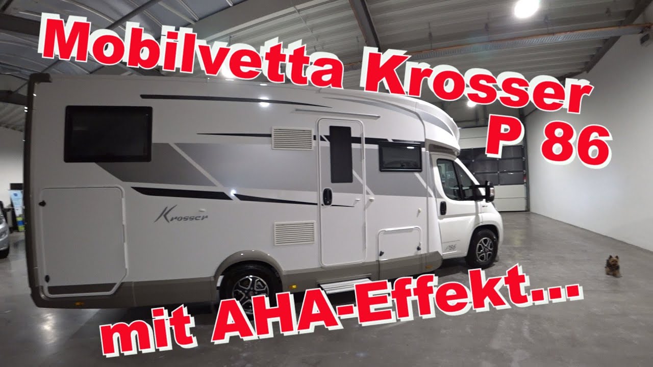 Mobilvetta Krosser P 86 Modell 2021 Wohnmobil Teilintegriert mit Face to Face Sitzgruppe! Roomtour 😍
