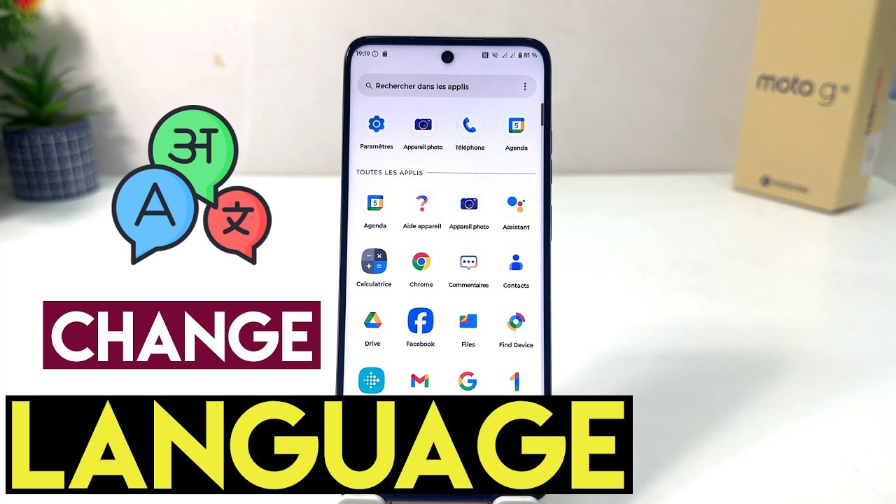 How to Change Language in Motorola Moto G15 - List of Languages