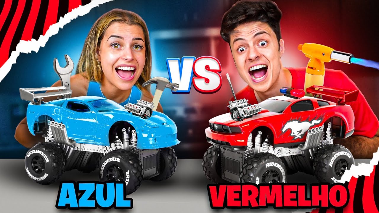 QUEM FIZER O MELHOR CARRINHO DE CONTROLE REMOTO DA SUA COR, VENCE! - Desafio