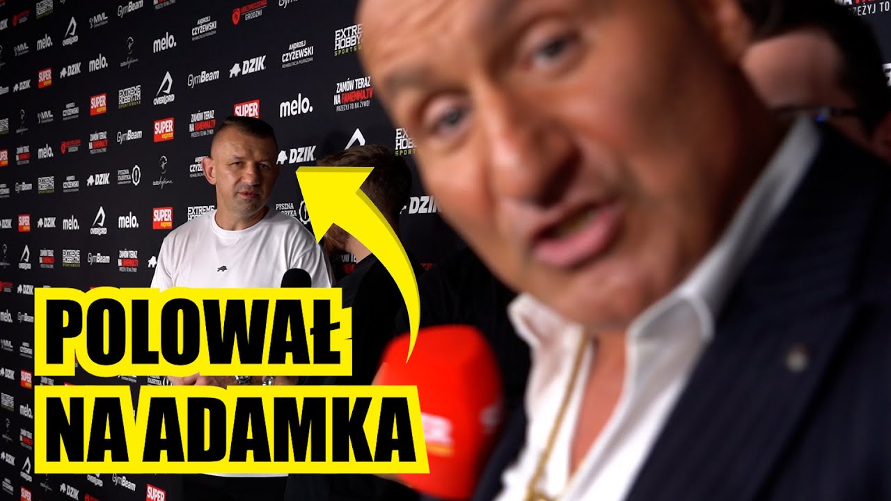 NAJMAN PRZEJĄŁ WYWIAD! POLOWAŁ NA ADAMKA PO KONFERENCJI