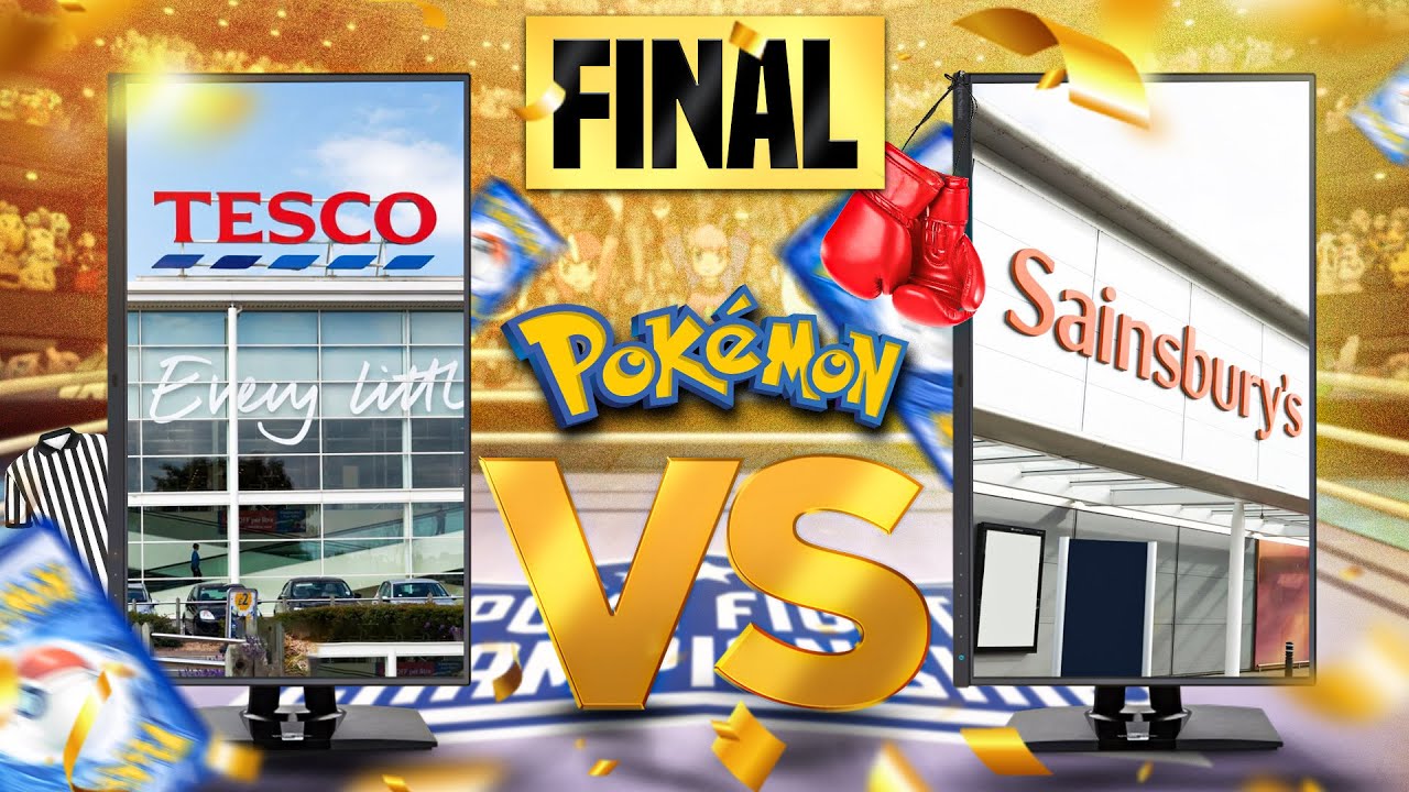TESCO vs SAINSBURY'S FINAL! Which UK SuperMarket is the VERY BEST for Pokémon Cards? Episode 7