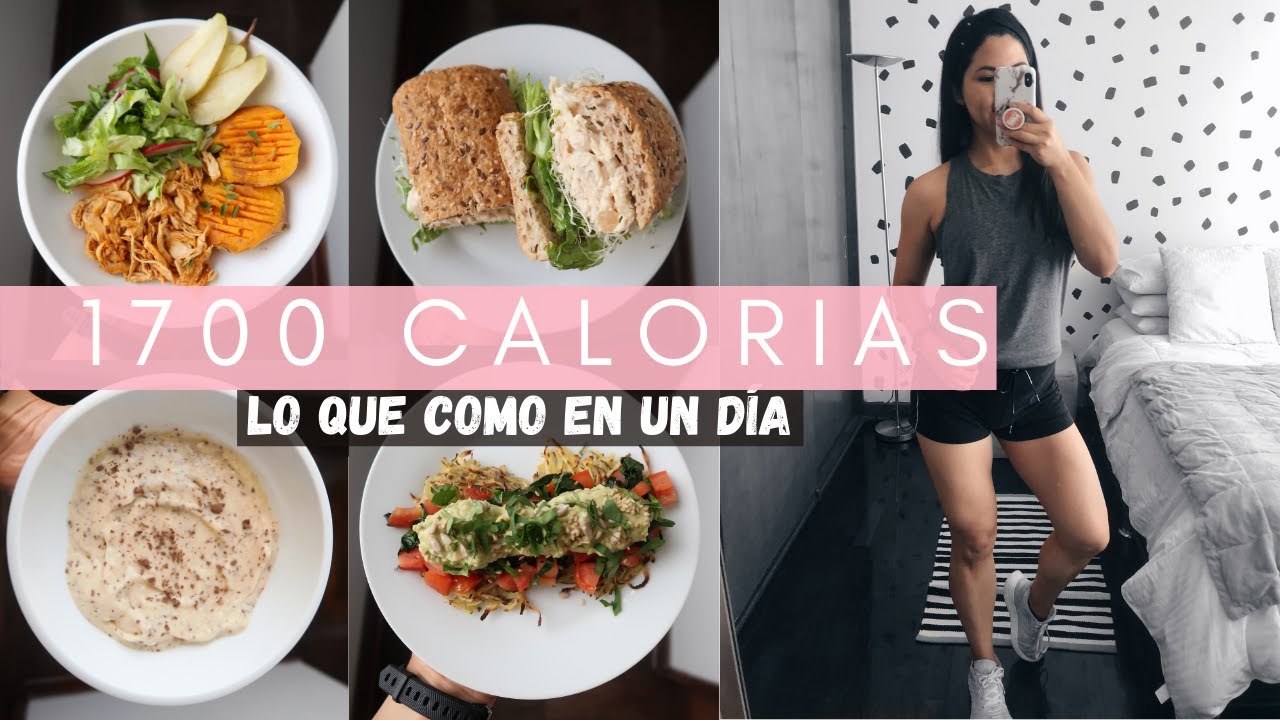 1700 CALORIAS  | LO QUE COMO EN UN DIA | Michela Perleche