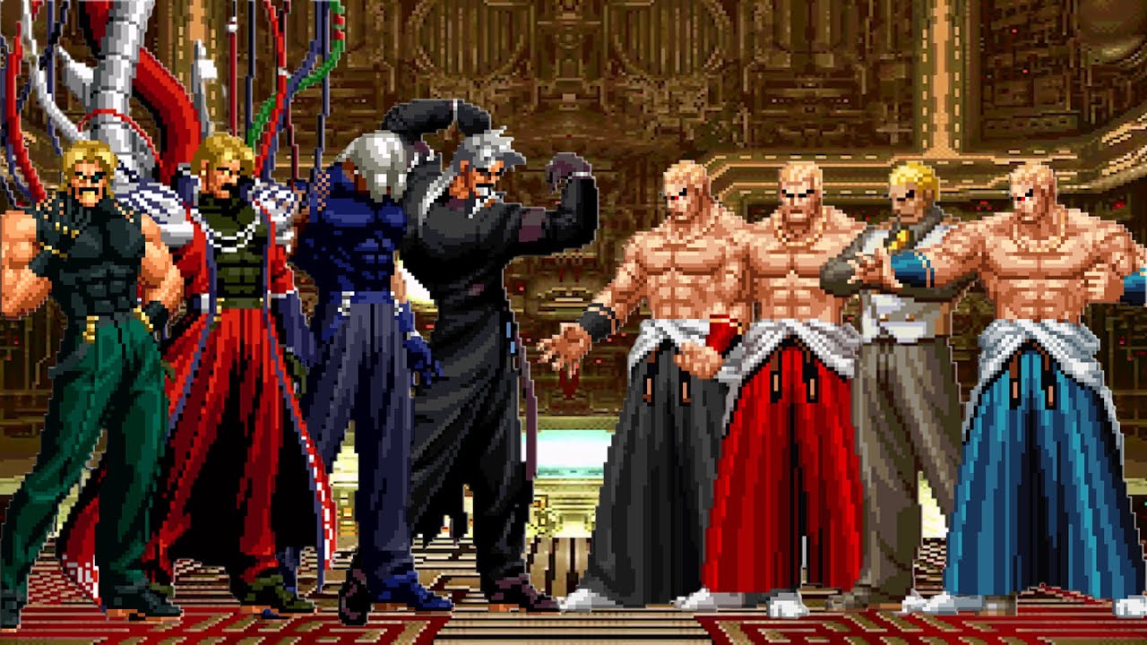 [KOF Mugen] Rugal Bernstein Team vs Geese Howard Team