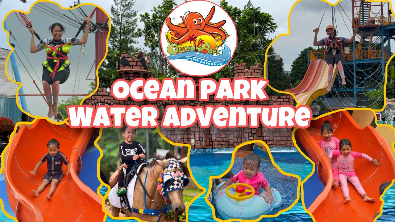 5 JAM BERENANG DI OCEAN PARK WATER ADVENTURE BSD CELLO SENANG KOLAM RENANG LUAS DAN BERSIH
