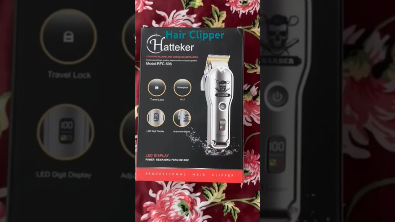 HATTEKER HAIR CLIPPER #hair #clipper #trimmer #hatteker #ytshorts  #shorts