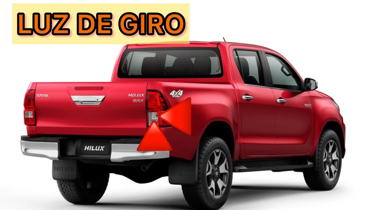 Como reemplazar luz de giro trasero Toyota Hilux Nueva