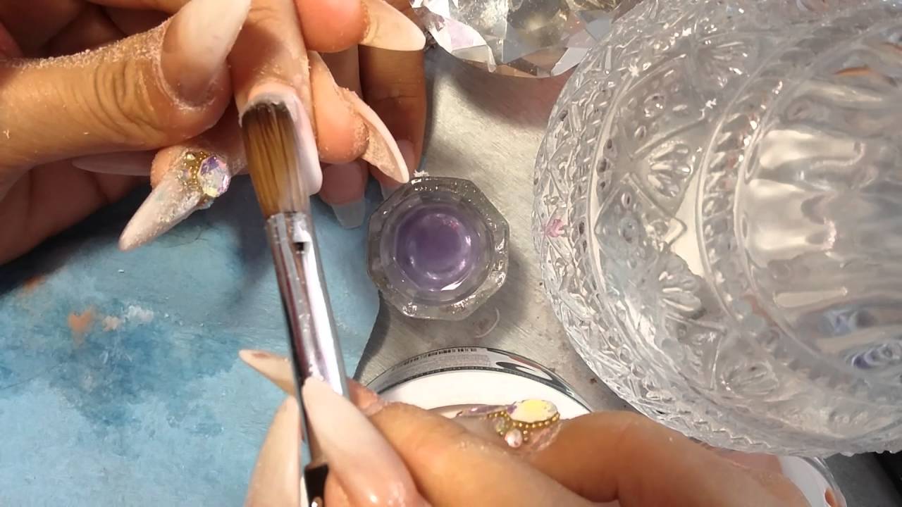 Tecnica degradado de acricolor U&Ntilde;AS